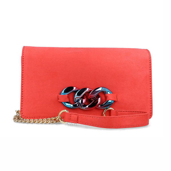 Reticuli Evening Bag | Coral