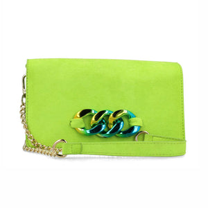 Reticuli Evening Bag | Lime