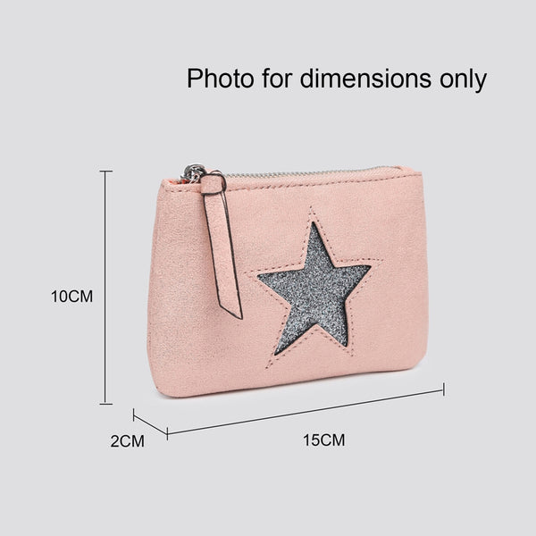 Small Metallic Star Purse | Navy