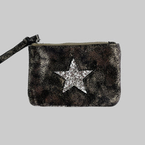 Medium Metallic Star Purse | Gold/Black