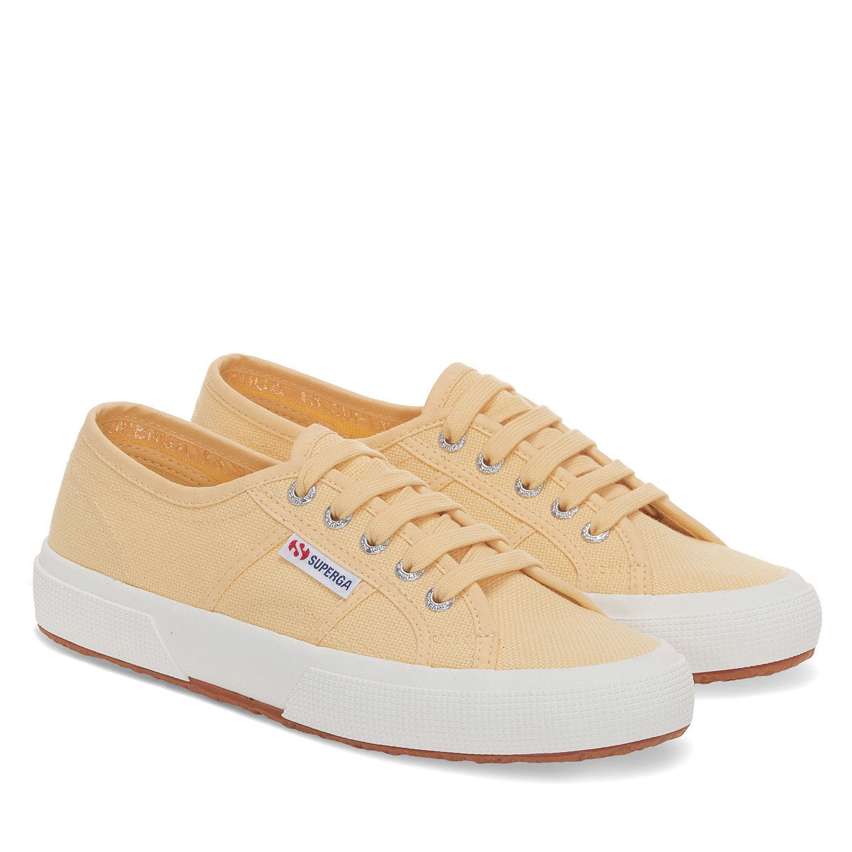 Superga 2750 COTU Classic Light Yellow Pink Flamingo Boutique Kent