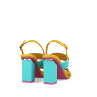Ursa Minor Block Heel Sandal | Yellow