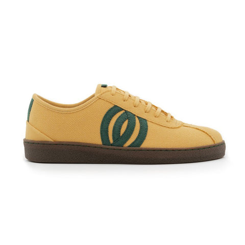 Diogenes | Vegan Recycled Cotton Trainer | Mustard