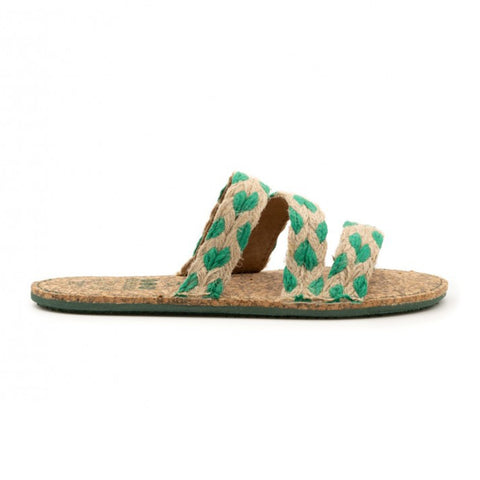 Marguerite | Recycled Sandal | Green