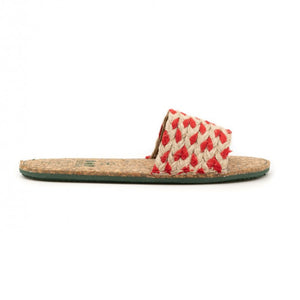 Lisa | Recycled Sandal | Red