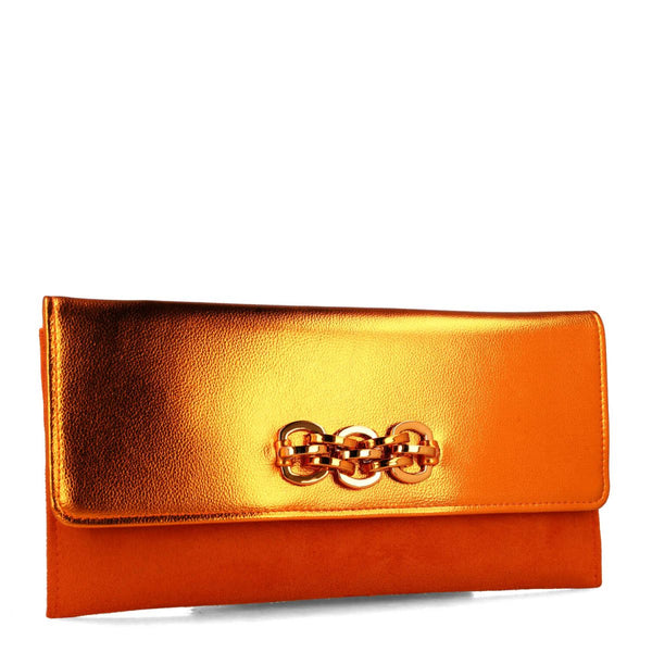 Vulpecula Metallic Clutch Bag | Mango