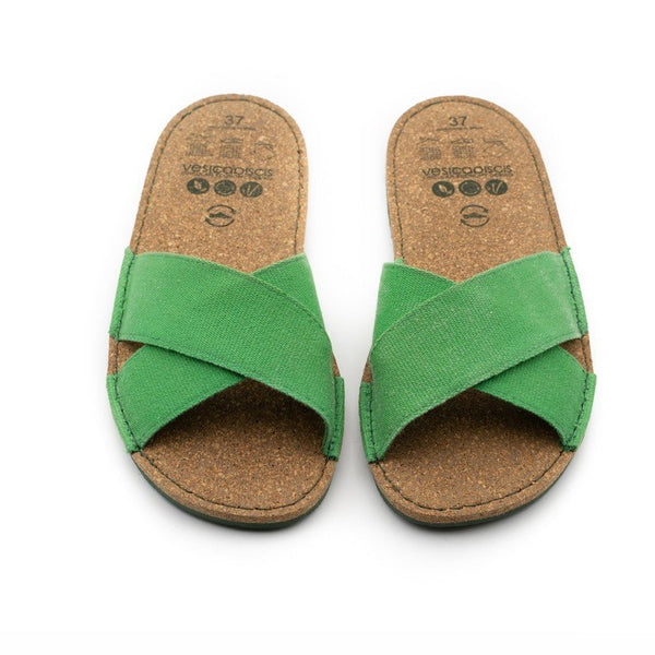 Alanis | Recycled Cotton Sandal | Kiwi