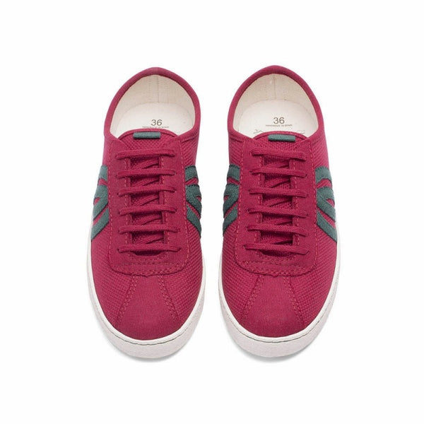Diogenes | Vegan Recycled Cotton Trainer | Bordeaux