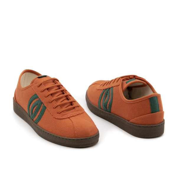 Diogenes | Vegan Recycled Cotton Trainer | Orange