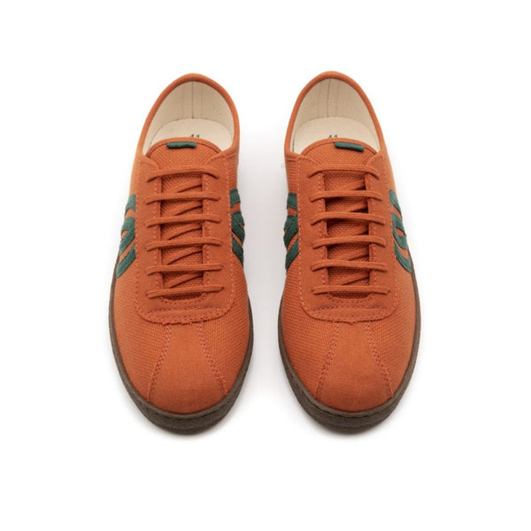 Diogenes | Vegan Recycled Cotton Trainer | Orange